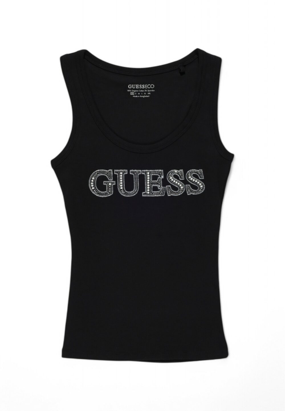 Canotta Guess sl embellished logo Nero - Foto 9