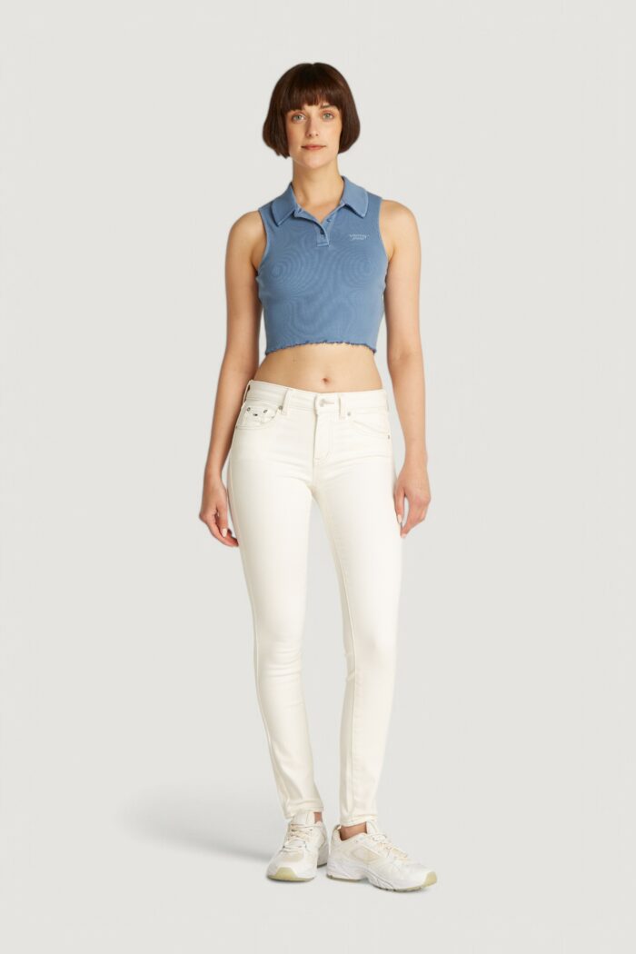 Canotta Tommy Hilfiger Jeans tjw crp gmd rib sl Indigo