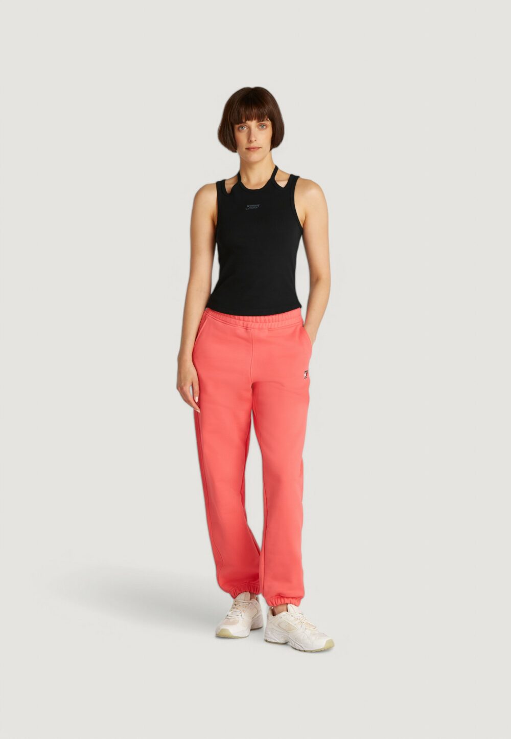 Canotta Tommy Hilfiger Jeans tjw gmd script Nero - Foto 3