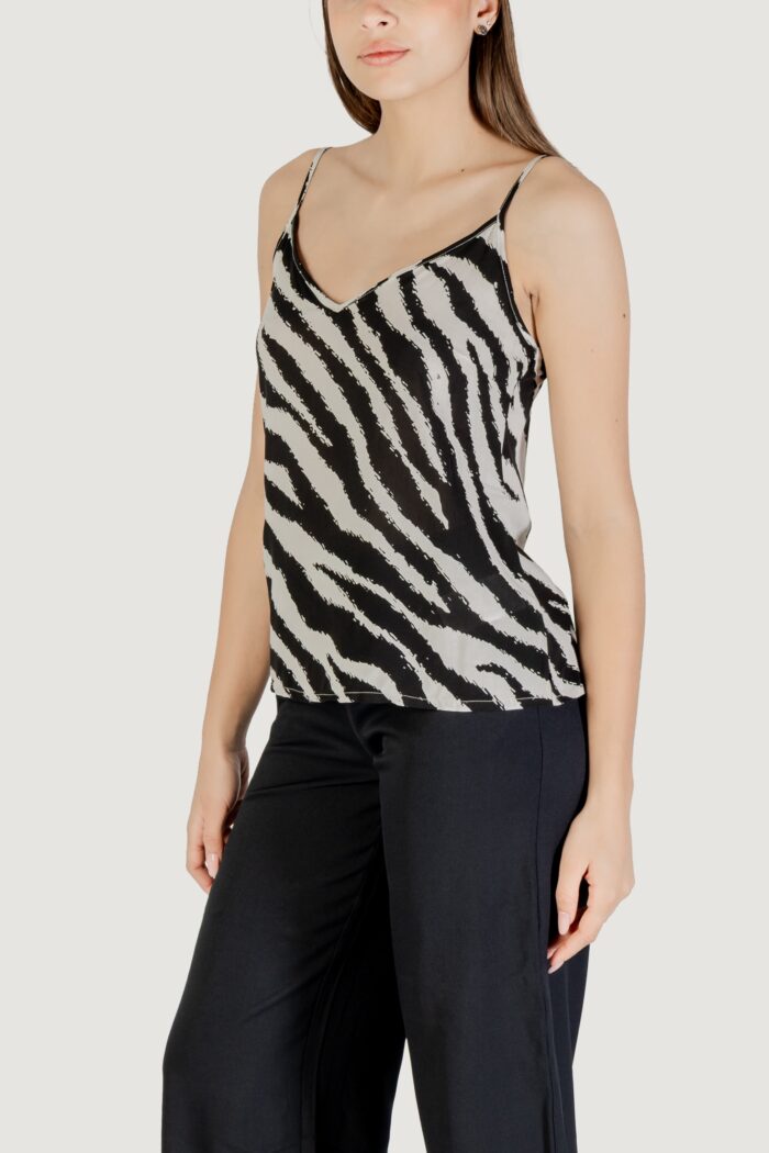 Canotta Vero Moda vmeasy joy v-neck singlet wvn ga Black-White