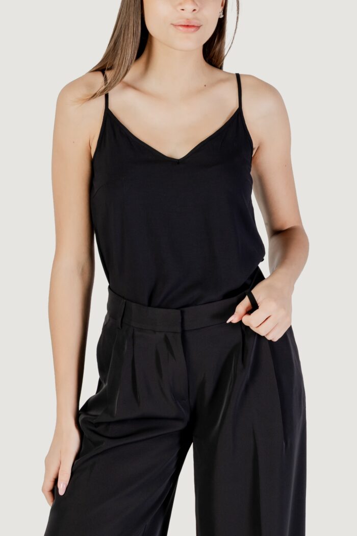 Canotta Vero Moda vmeasy joy v-neck singlet wvn ga Nero