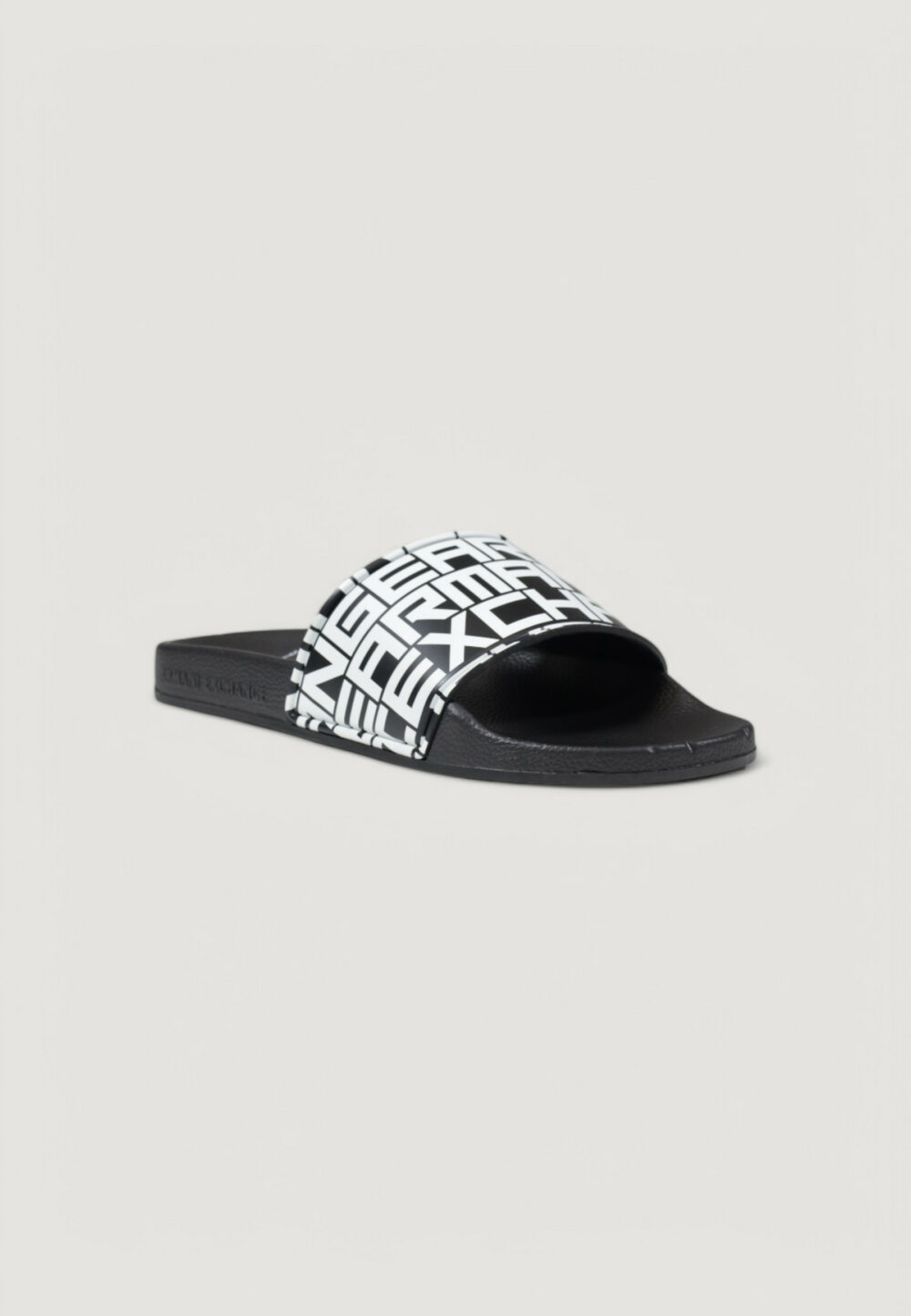 Ciabatte Armani Exchange Black-White - Foto 3