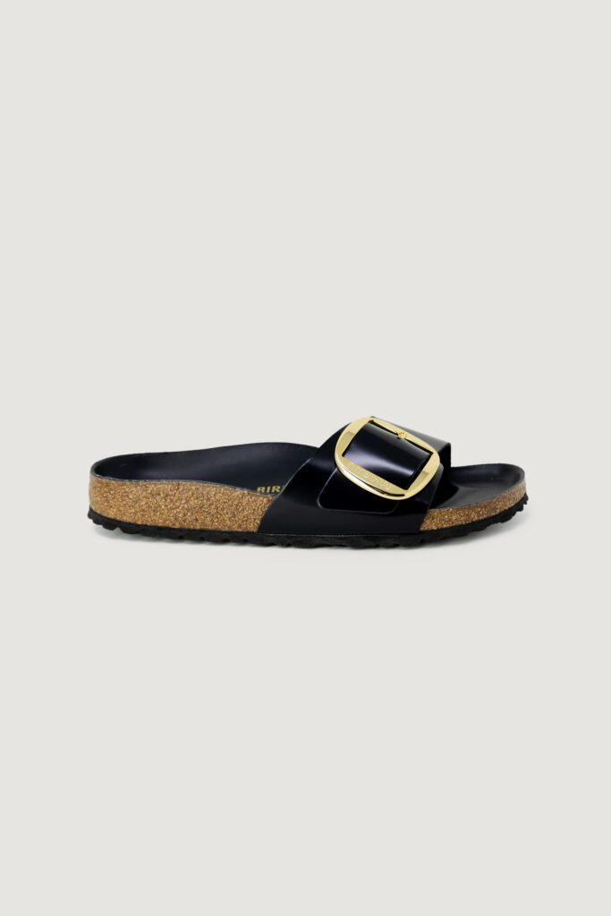 Ciabatte con fascia BIRKENSTOCK madrid big buckle Nero