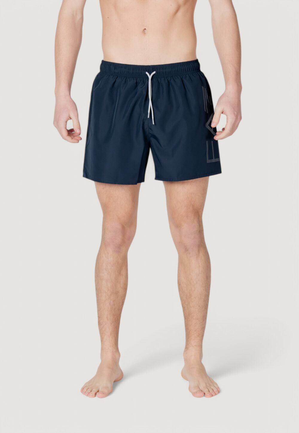 Costume boxer EA7 7m000550 af14497 Argento - Blu - Foto 3