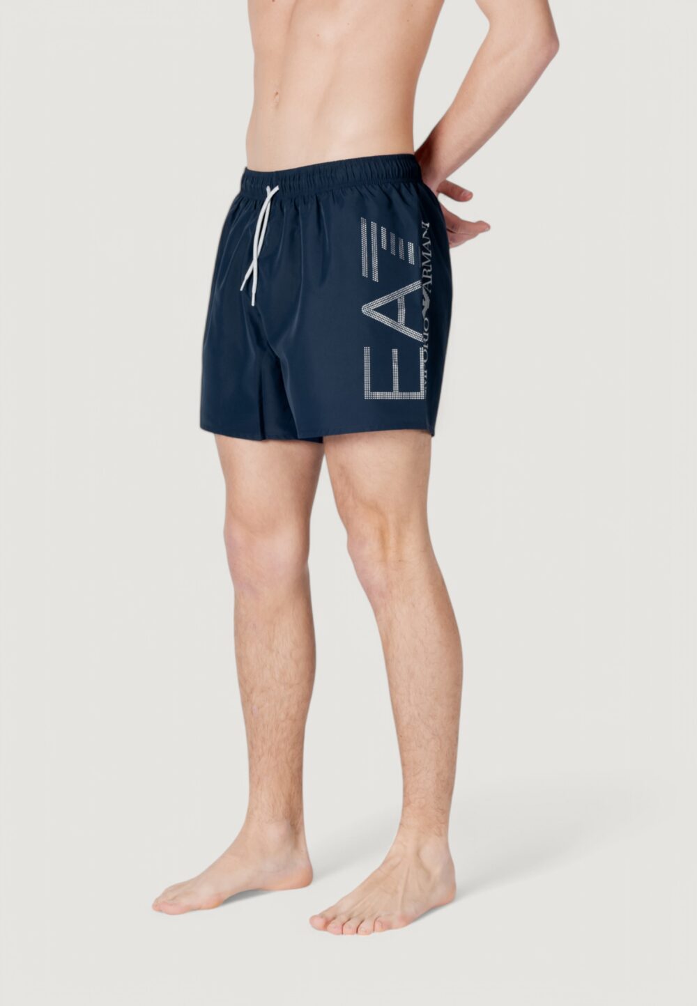 Costume boxer EA7 7m000550 af14497 Argento - Blu - Foto 4