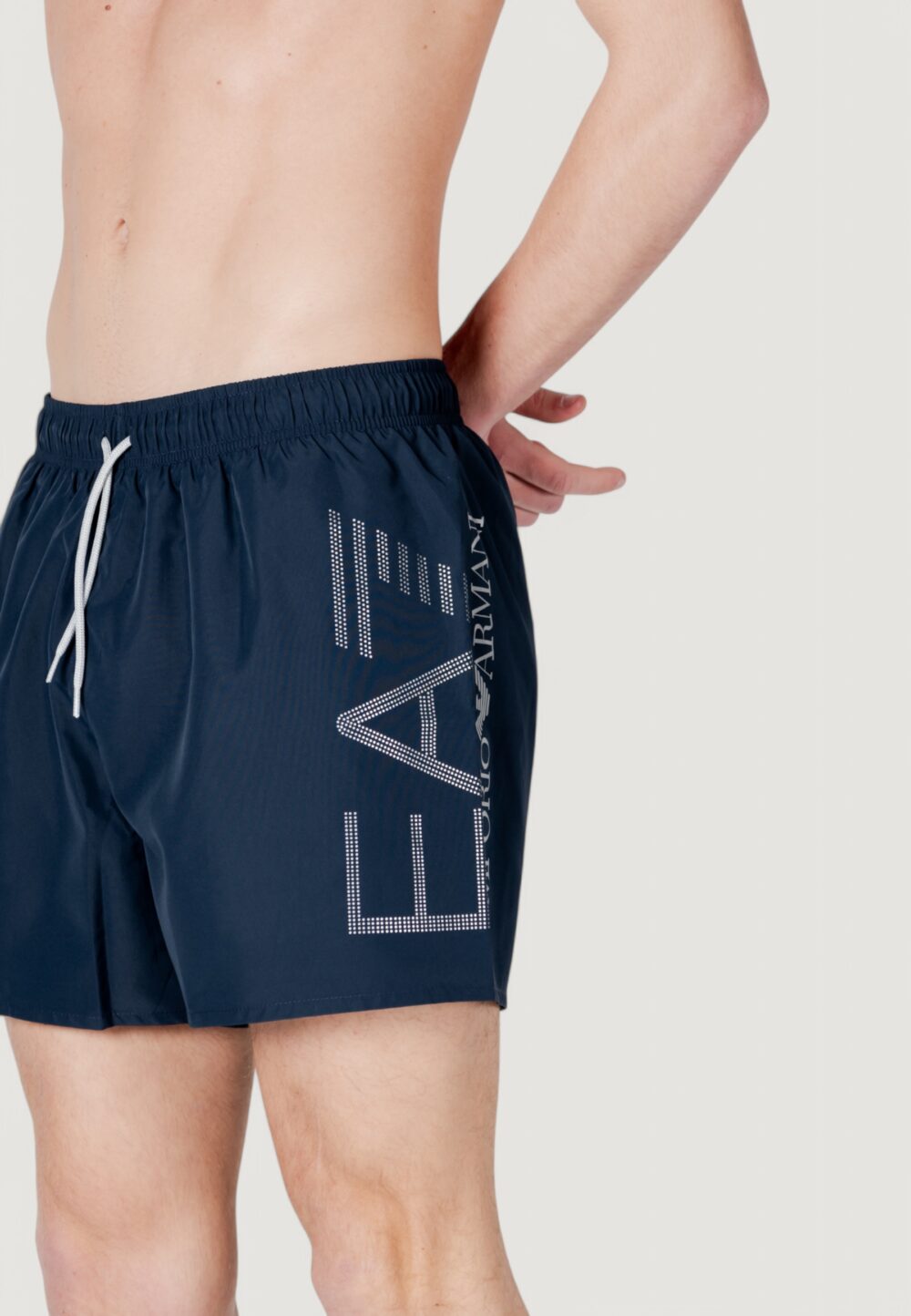 Costume boxer EA7 7m000550 af14497 Argento - Blu - Foto 2