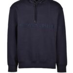 Felpa con cappuccio Emporio Armani Blu - Foto 1