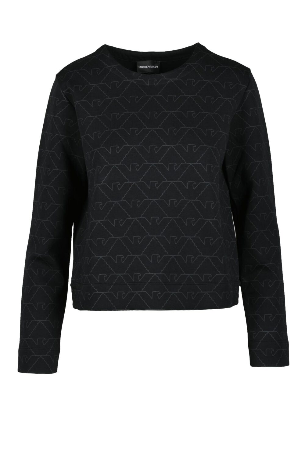 Felpa con cappuccio Emporio Armani Nero - Foto 1