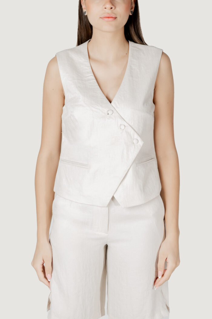 Gilet da completo Vila Clothes viflea s/l tailored Beige chiaro