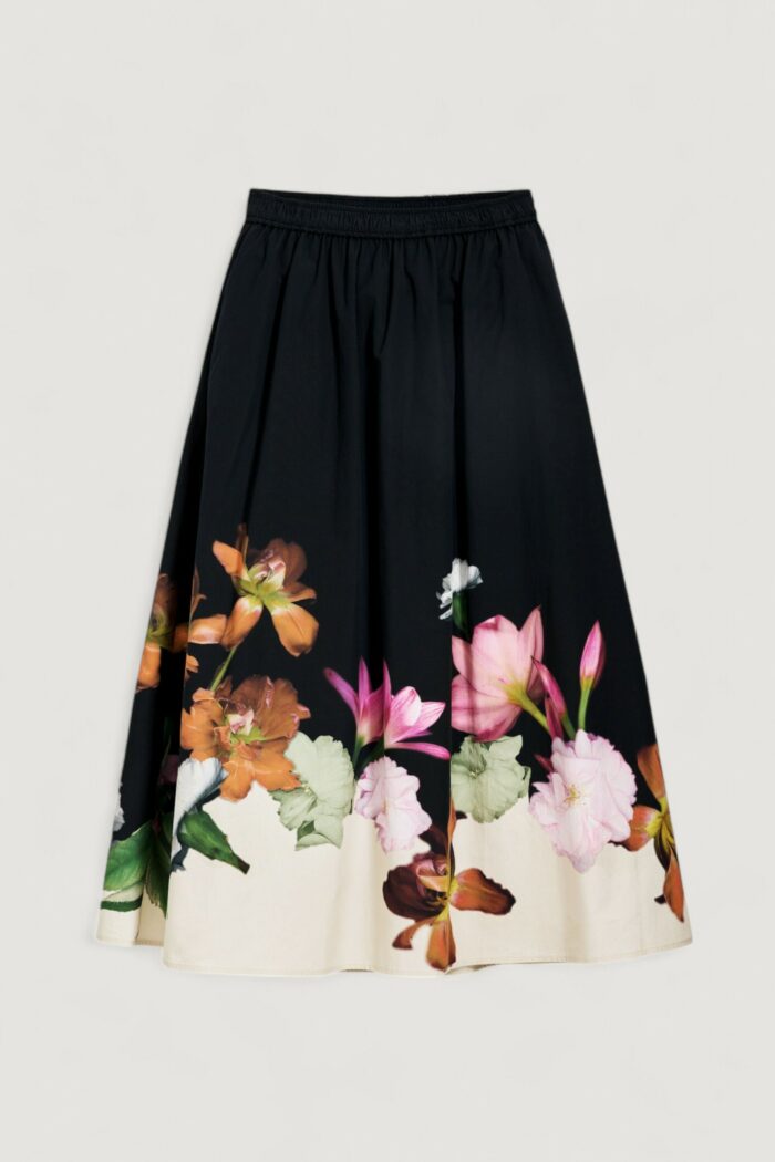 Gonna lunga Desigual fal_lindo Nero