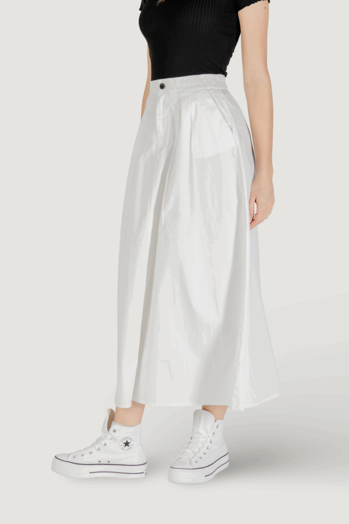 Gonna lunga Only onlzora hw long pleat pnt Bianco