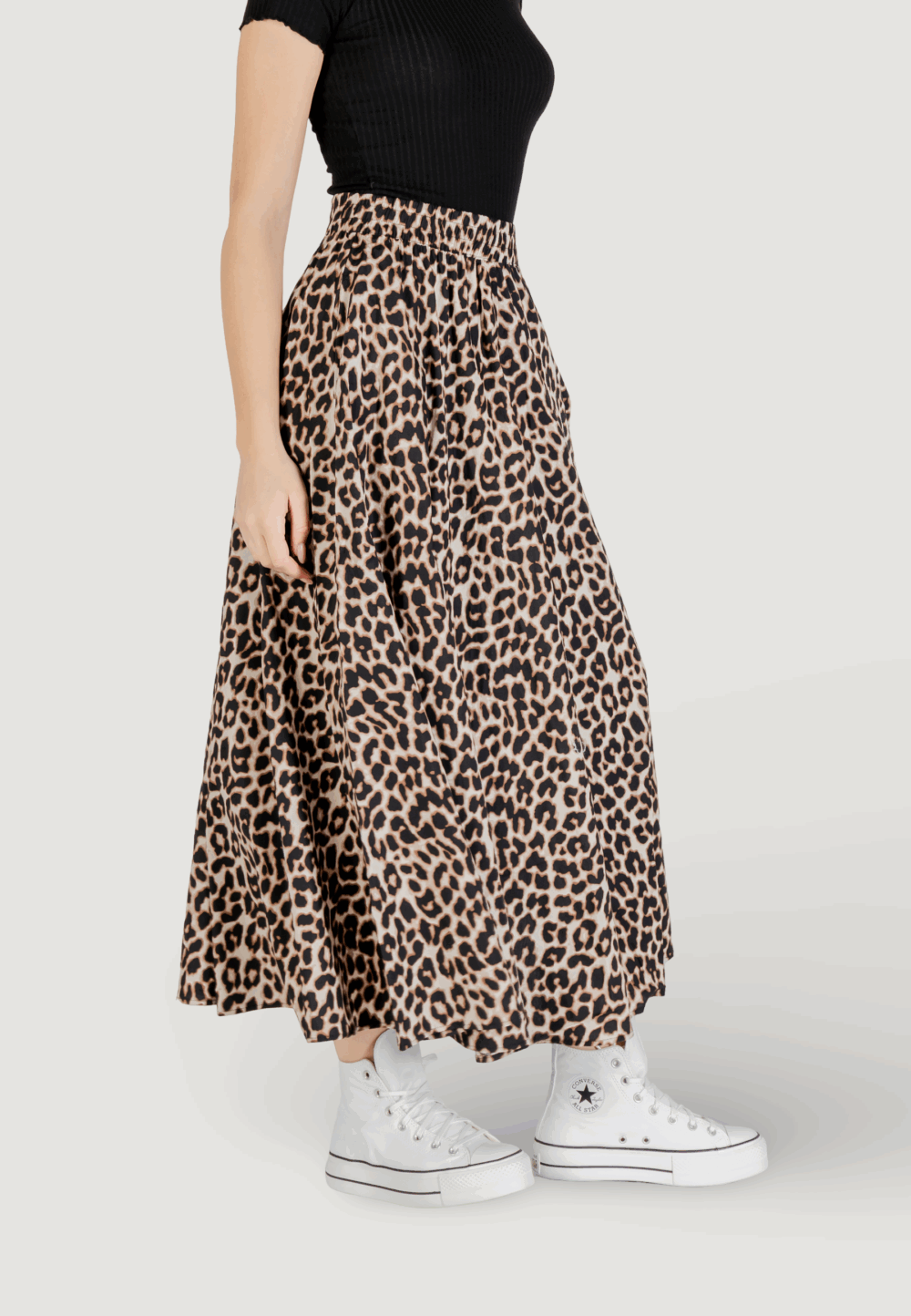 Gonna lunga Vila Clothes vivalencia lio ankle Marrone - Foto 3