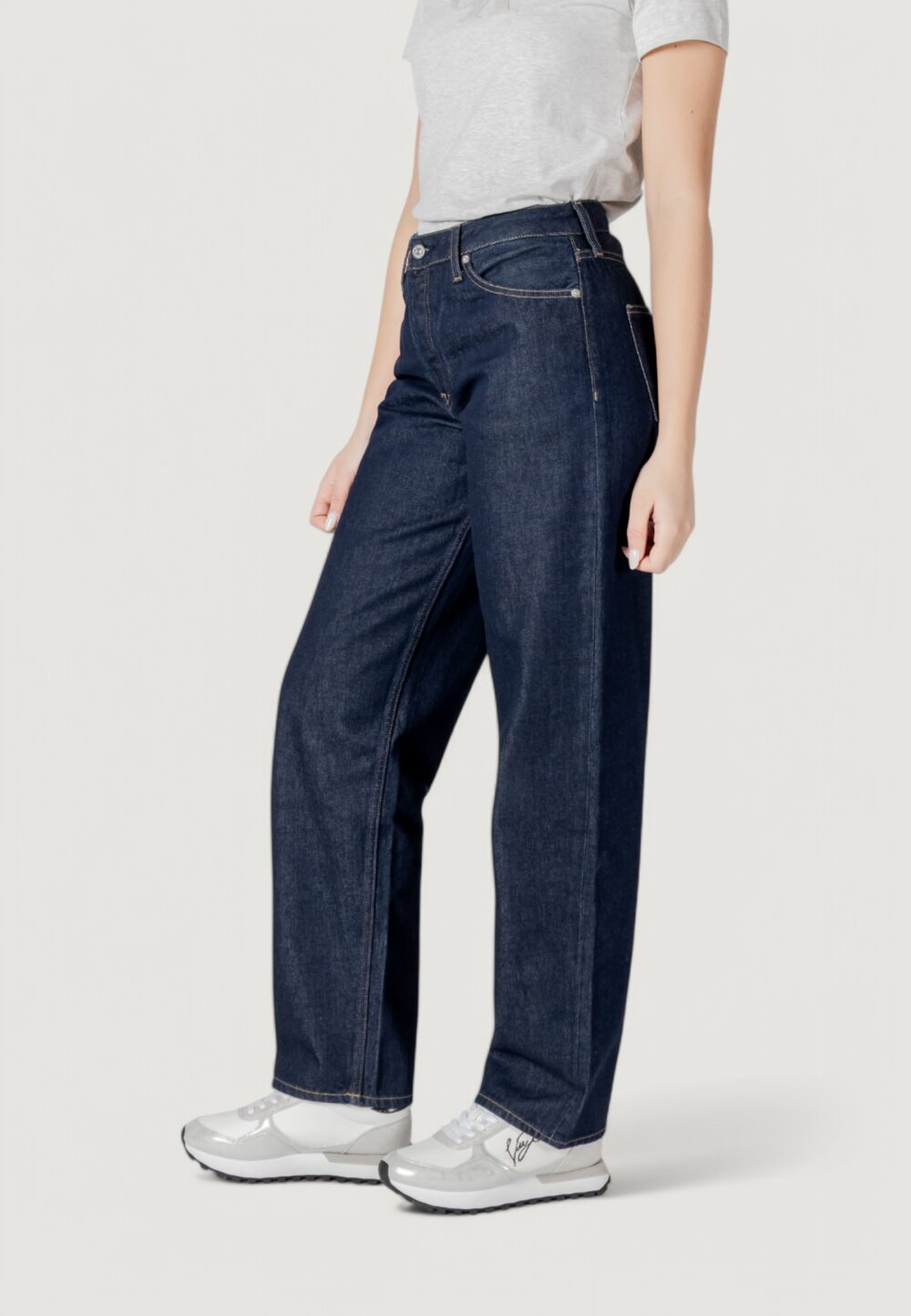 Jeans larghi Calvin Klein Jeans 90's loose Blue Denim Scuro - Foto 2
