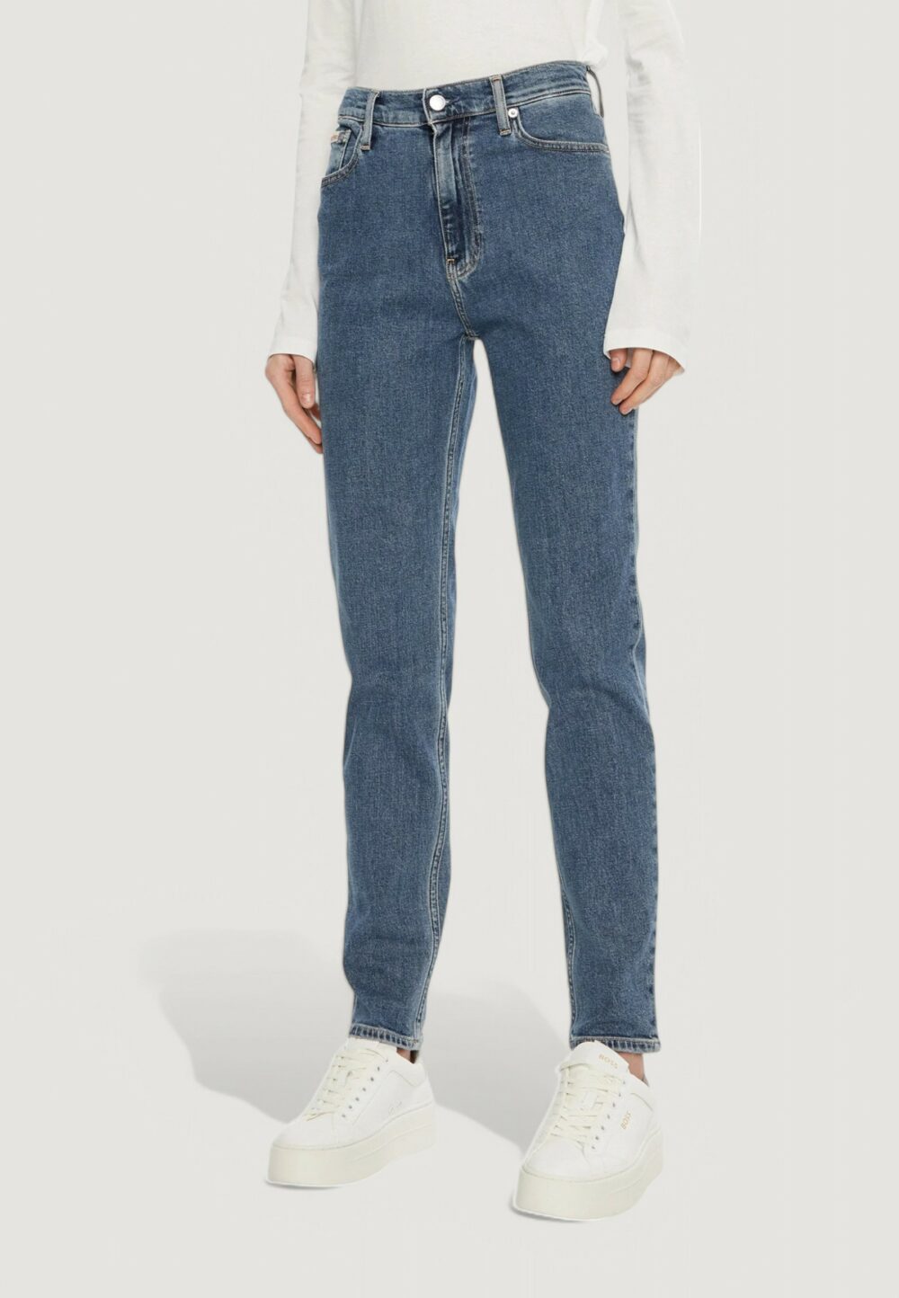 Jeans mom Calvin Klein Jeans mom jean Denim - Foto 1