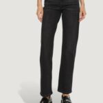 Jeans mom Calvin Klein Jeans high rise straight Nero - Foto 1