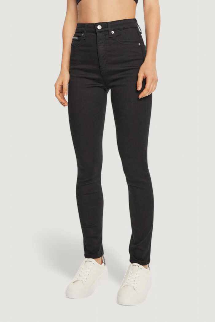 Jeans skinny Calvin Klein Jeans high rise skinny Nero