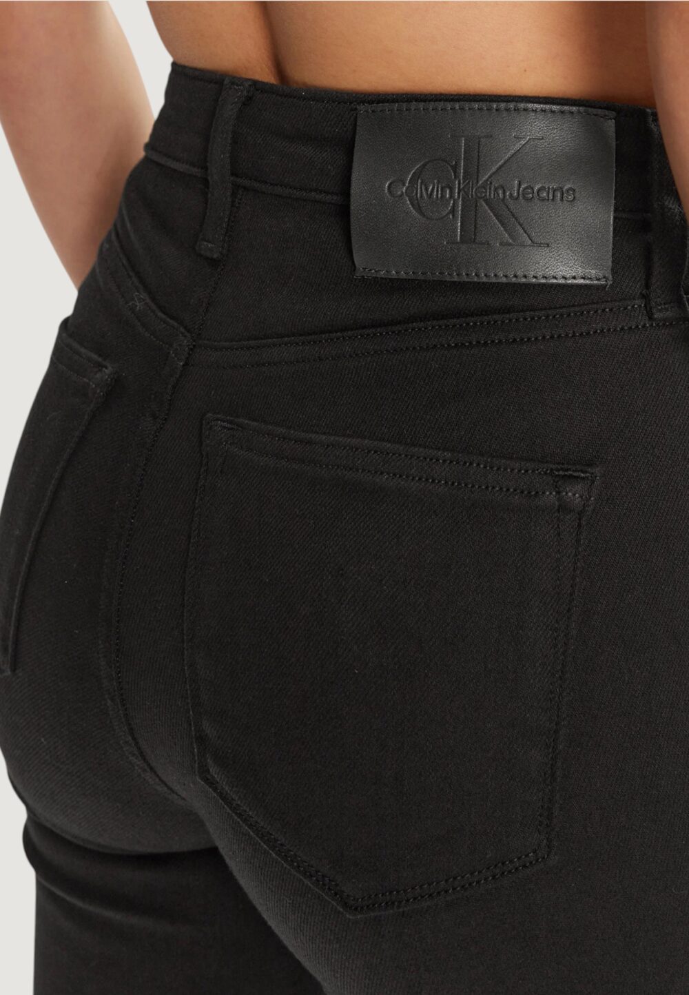 Jeans skinny Calvin Klein Jeans high rise skinny Nero - Foto 4