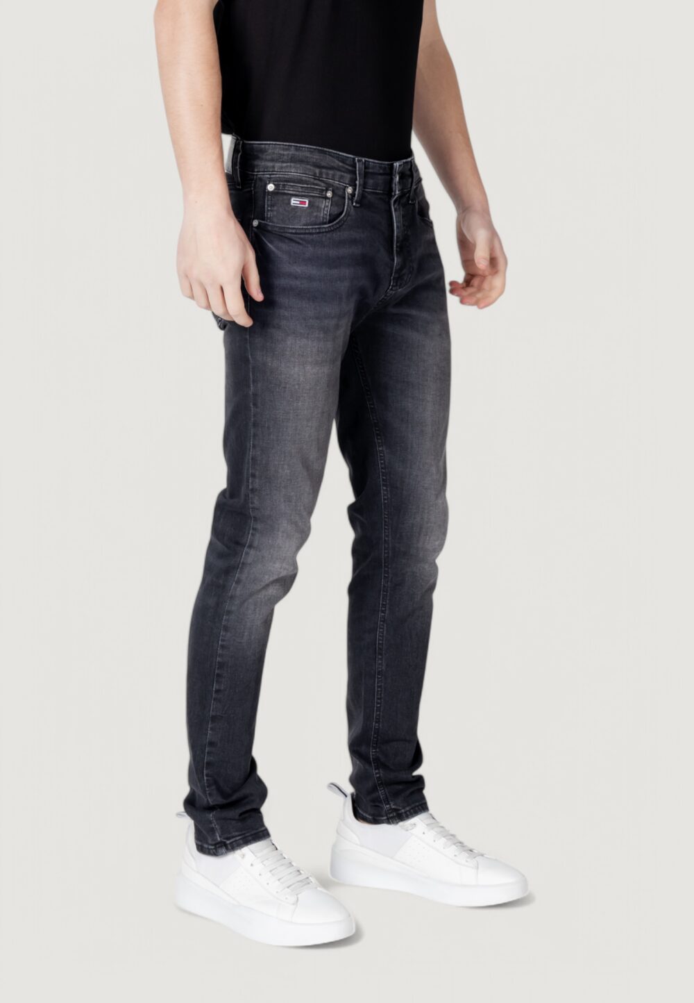 Jeans slim Tommy Hilfiger Jeans austin tprd ah1 Black Jeans - Foto 3