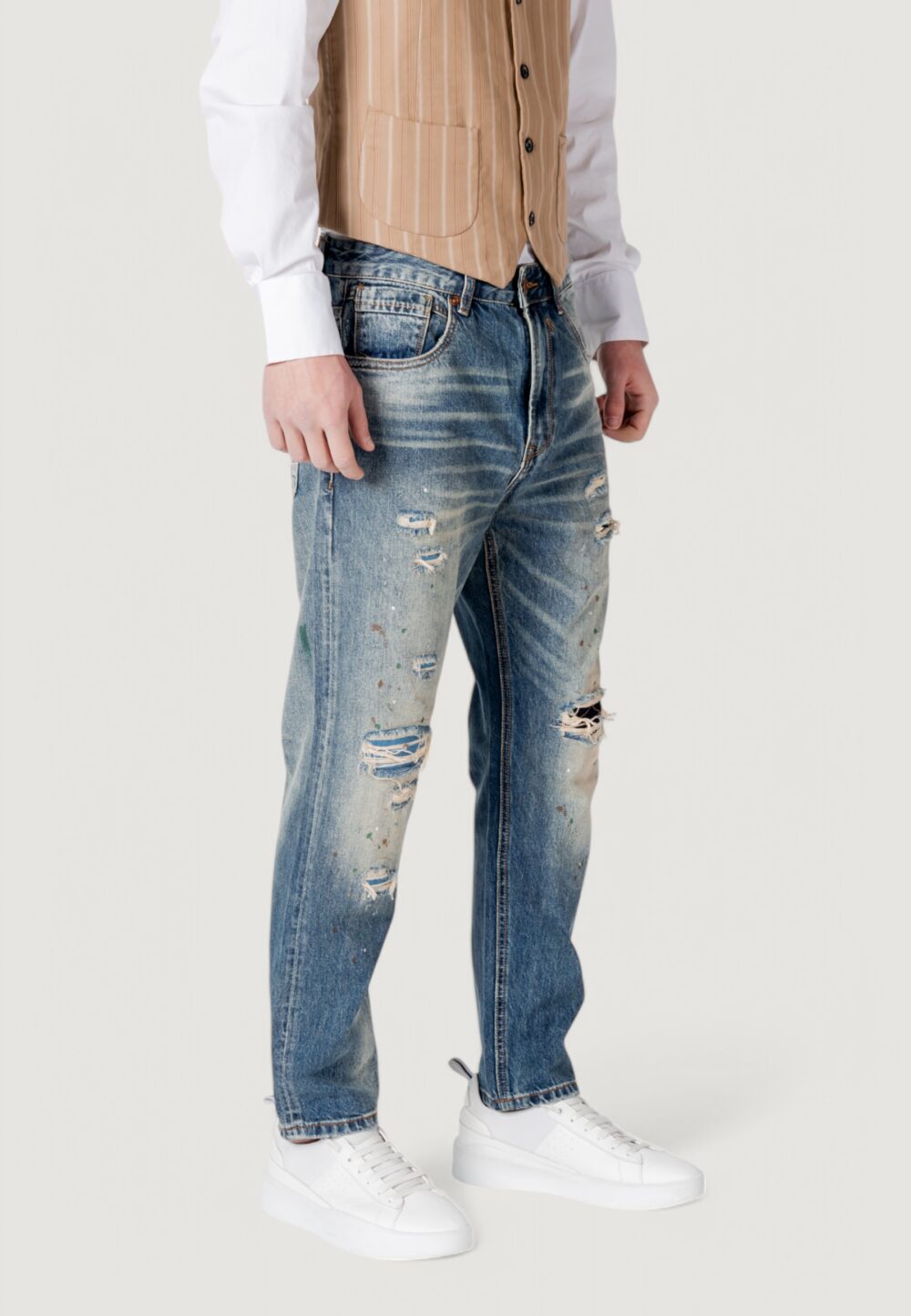 Jeans Tapered Gianni Lupo Denim - Foto 3