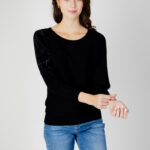 Maglia Guess leslie logo bat sleeve Nero - Foto 1