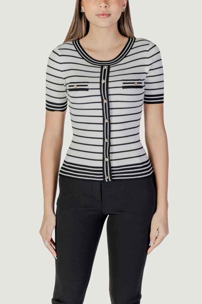 Maglia in filo manica corta Morgan De Toi  Bianco