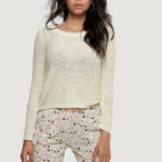 Maglione Only onlgeena xo l/s knt noos Bianco - Foto 1