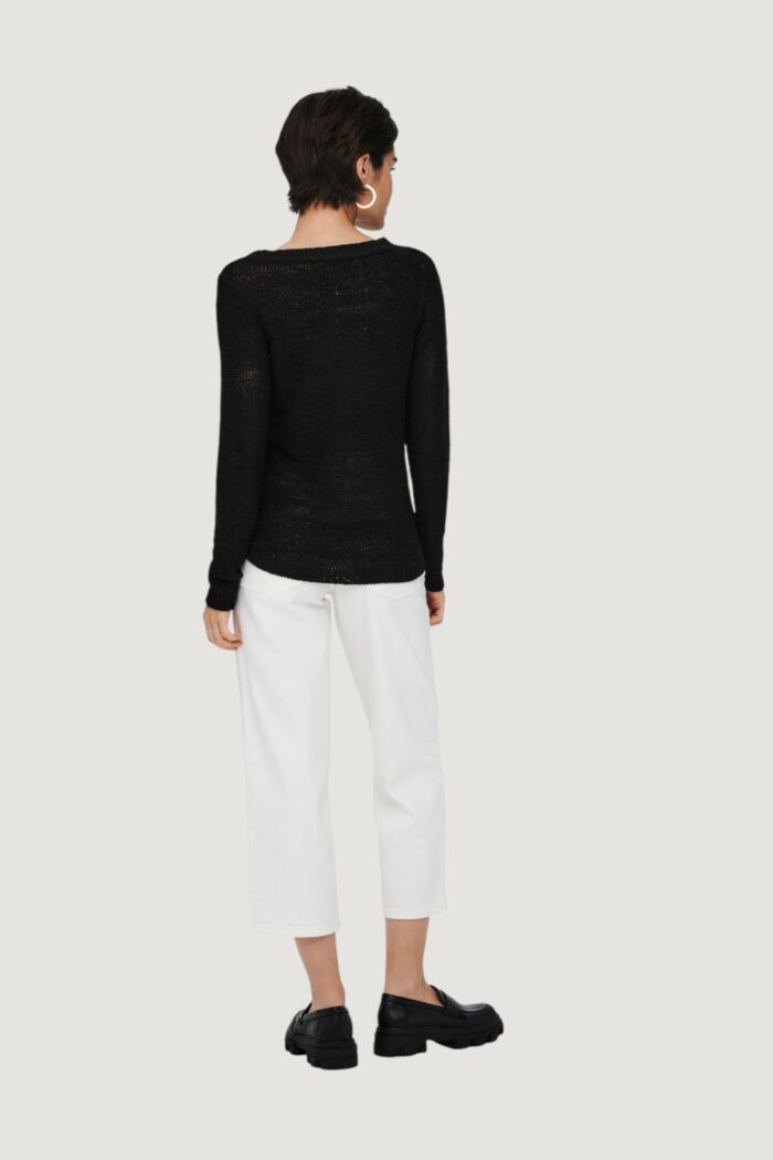 Maglione Only onlgeena xo l/s knt noos Nero