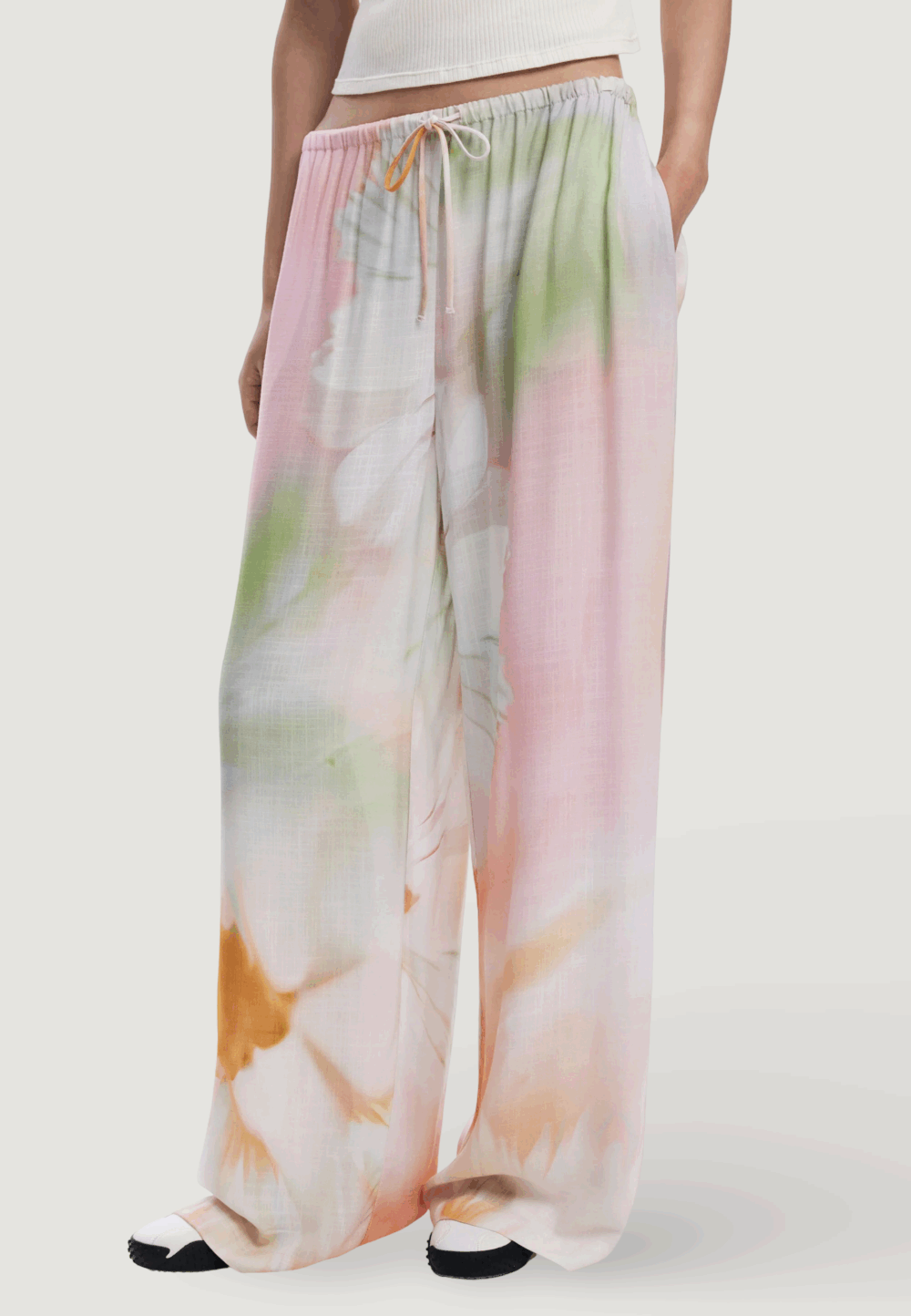 Pantaloni a palazzo Desigual pant peter Rosa - Foto 1