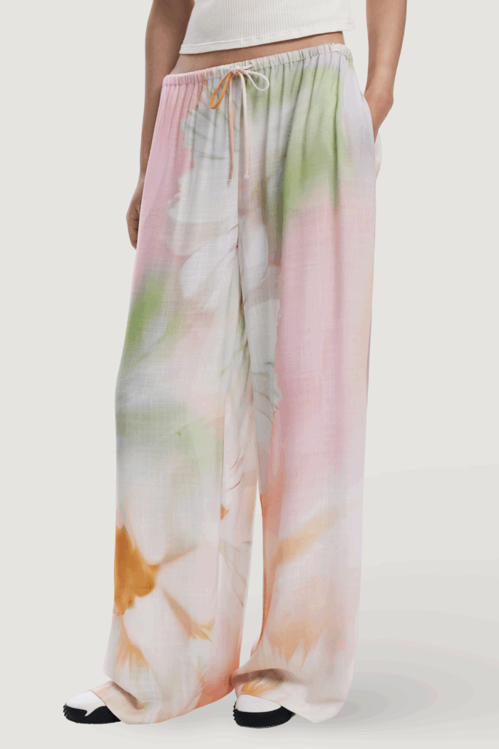 Pantaloni a palazzo Desigual pant peter Rosa