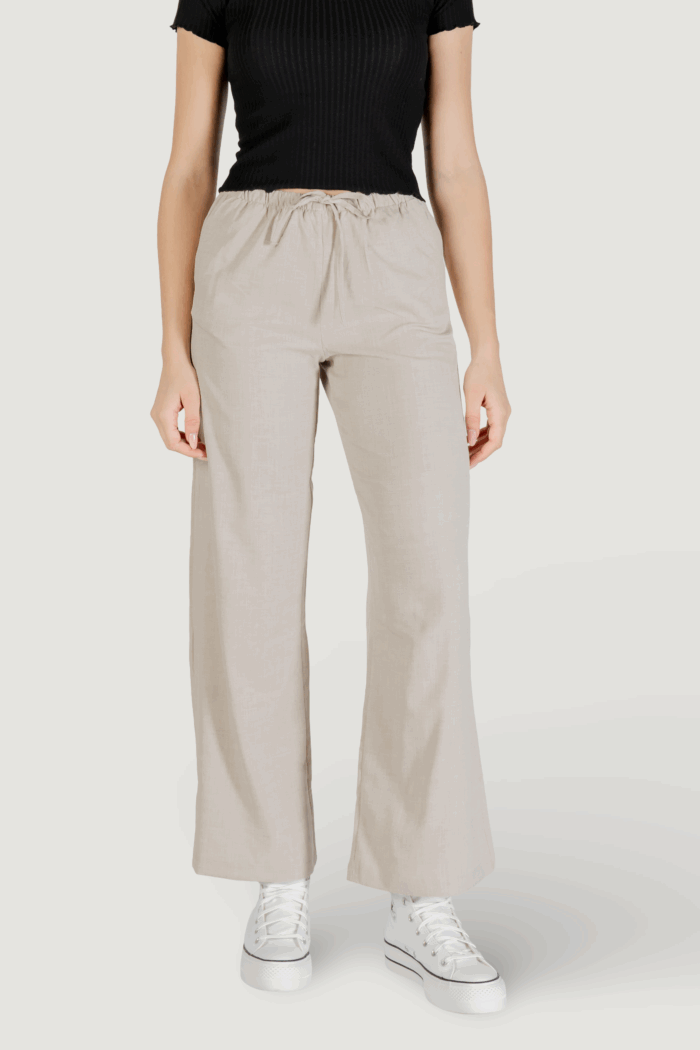Pantaloni a palazzo Jacqueline de Yong jdynina mw wvn Beige chiaro