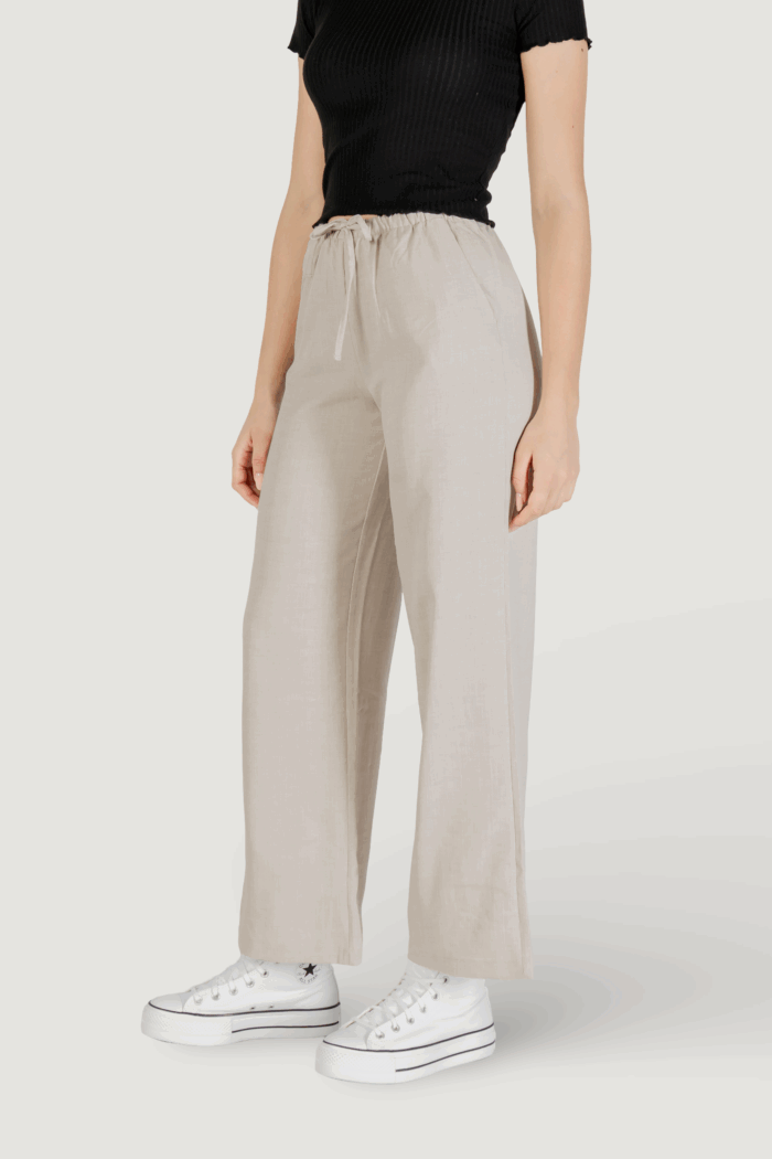 Pantaloni a palazzo Jacqueline de Yong jdynina mw wvn Beige chiaro