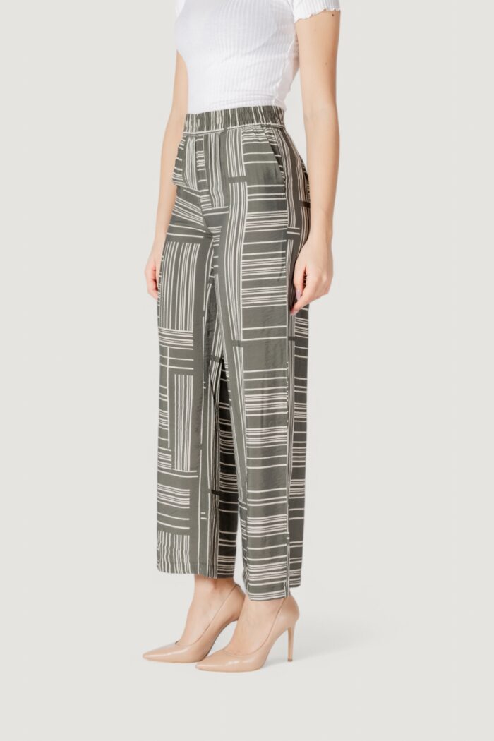Pantaloni a palazzo Jacqueline de Yong jdytroya life mw wide dia Verde Oliva