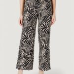 Pantaloni a palazzo Only onlnova life vis aop Nero - Beige - Foto 1