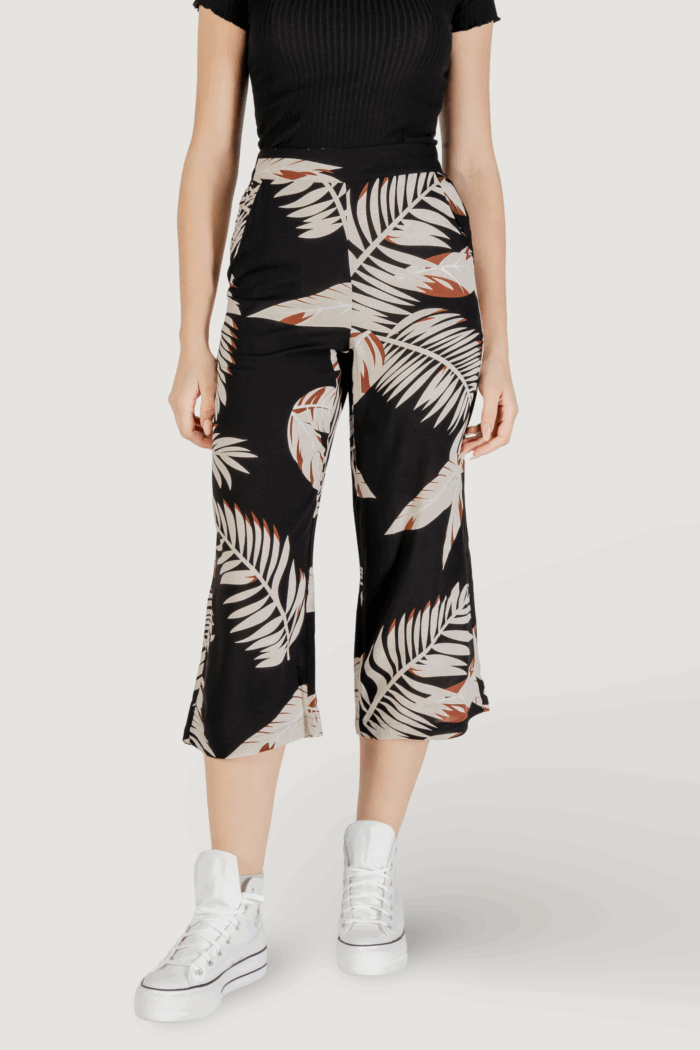 Pantaloni a sigaretta Vero Moda vmeasy joy hw culotte wvn ga Beige