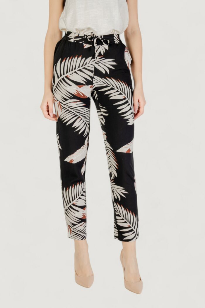 Pantaloni a sigaretta Vero Moda vmeasy joy nw loose wvn ga Beige