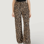 Pantaloni a sigaretta Vero Moda vmjesmilo hw wide wvn ga noos Beige - Foto 1