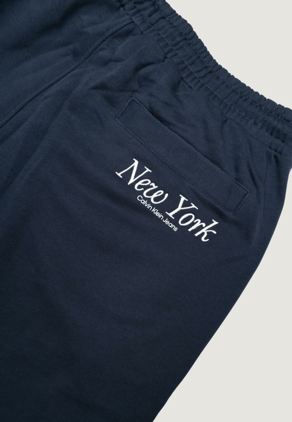 Pantaloni sportivi Calvin Klein Jeans new york script swea Blue scuro - Foto 3
