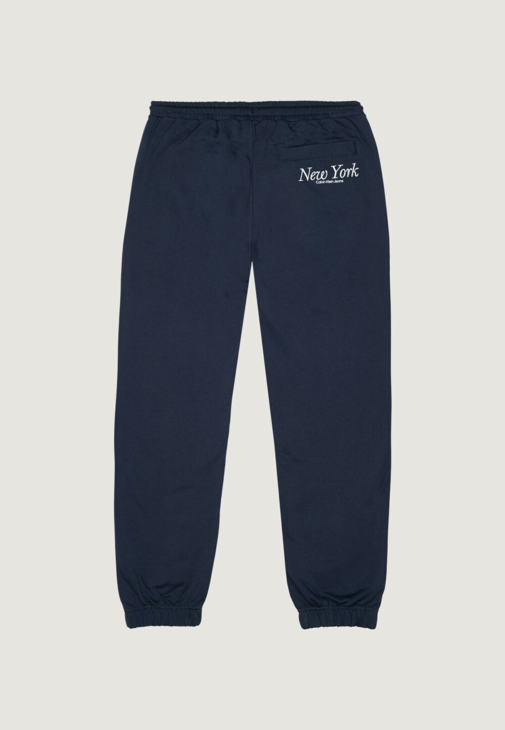 Pantaloni sportivi Calvin Klein Jeans new york script swea Blue scuro - Foto 4