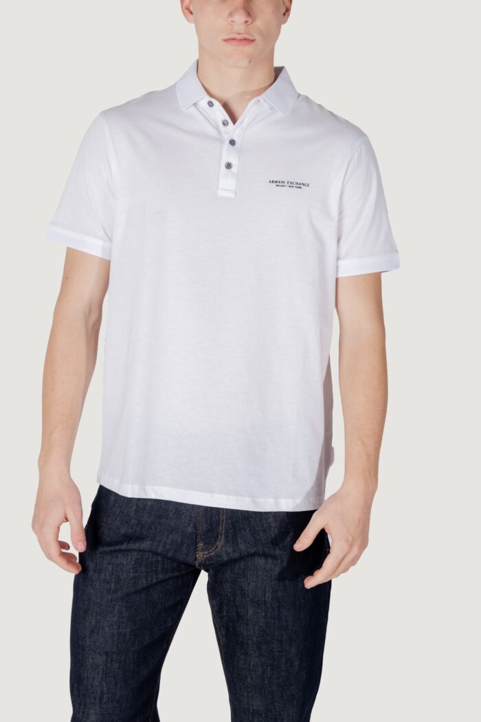 Polo manica corta Armani Exchange  Bianco