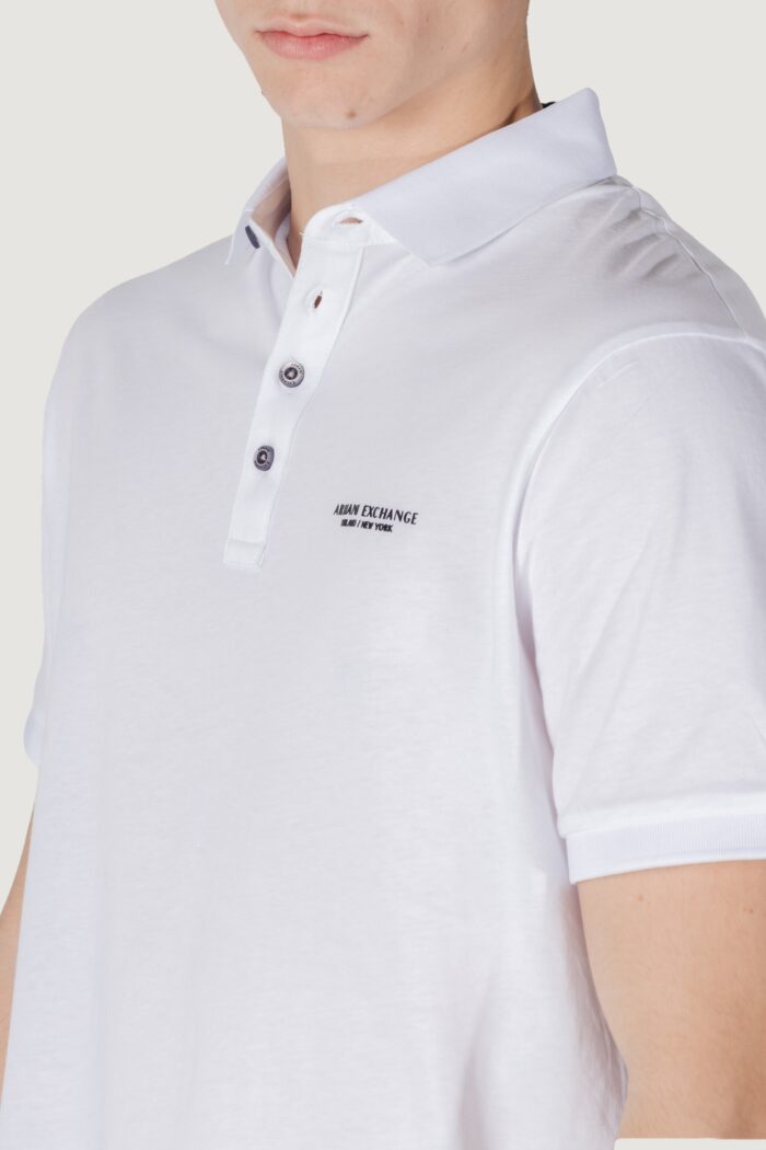 Polo manica corta Armani Exchange  Bianco