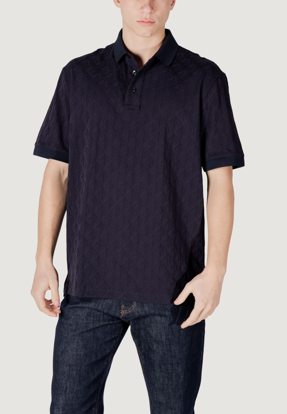 Polo manica corta Armani Exchange Blu - Foto 1