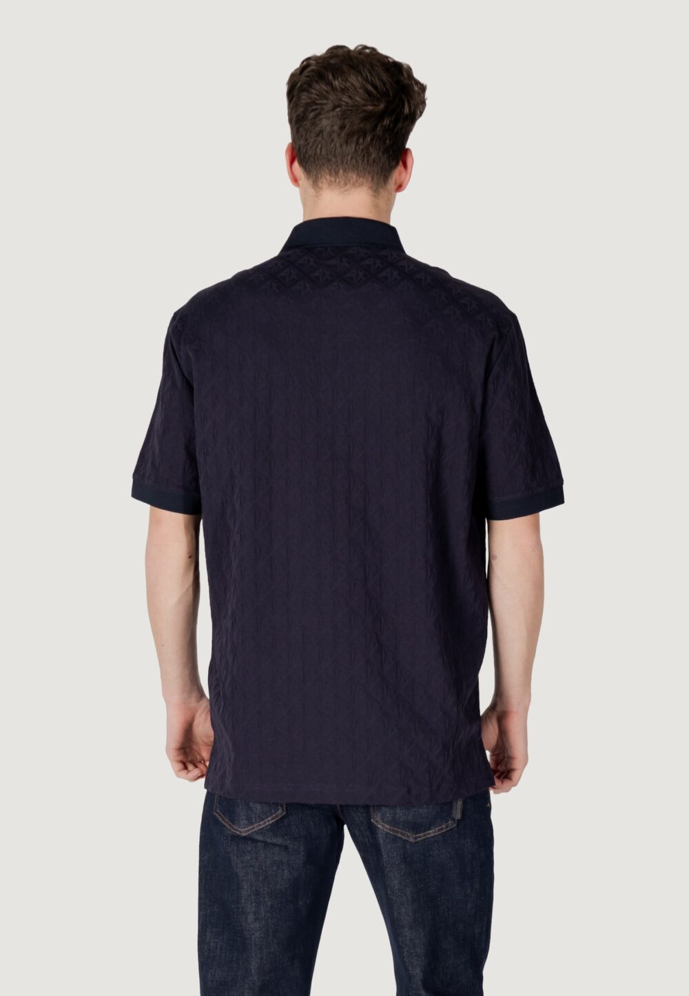 Polo manica corta Armani Exchange Blu - Foto 3