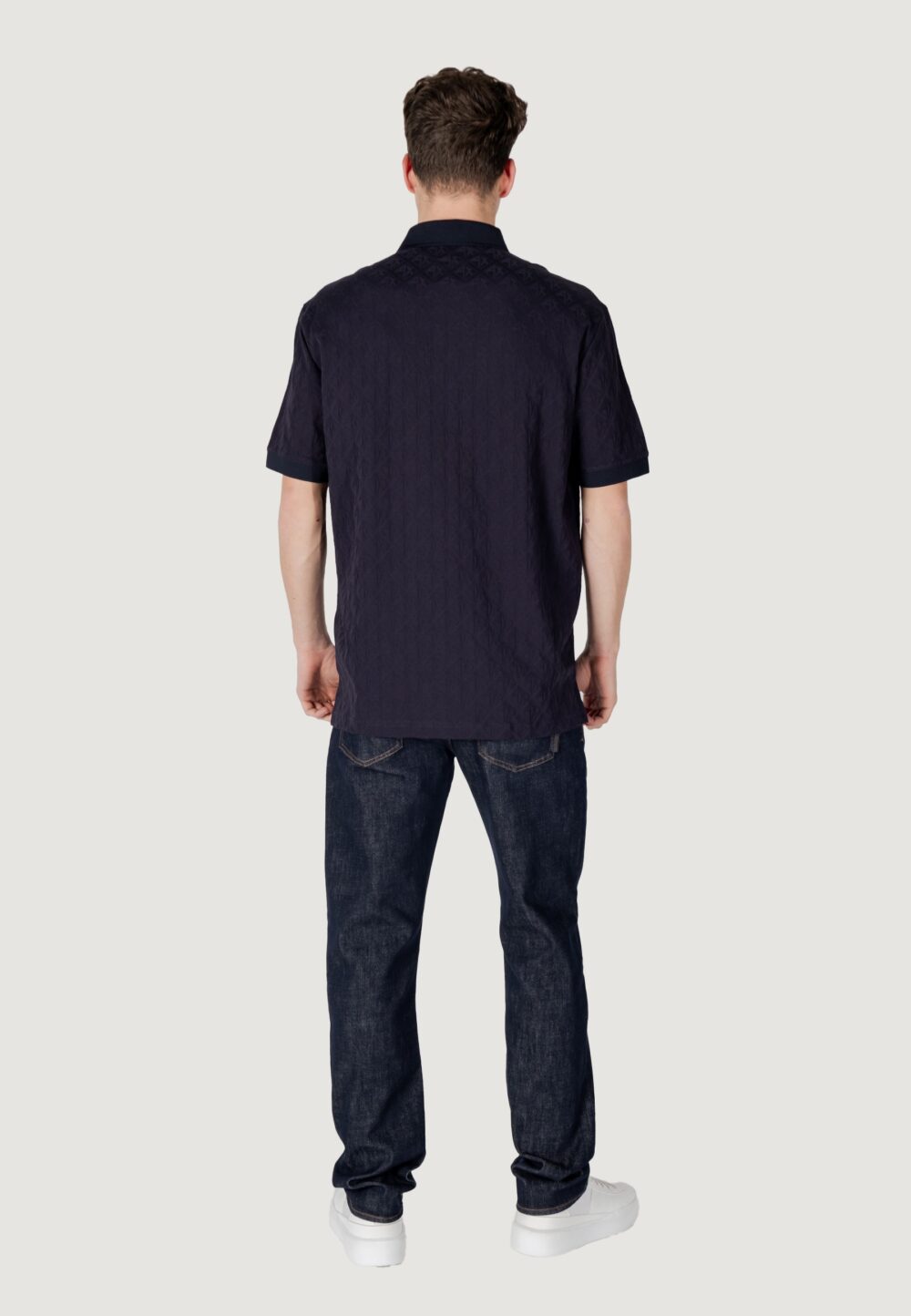 Polo manica corta Armani Exchange Blu - Foto 5