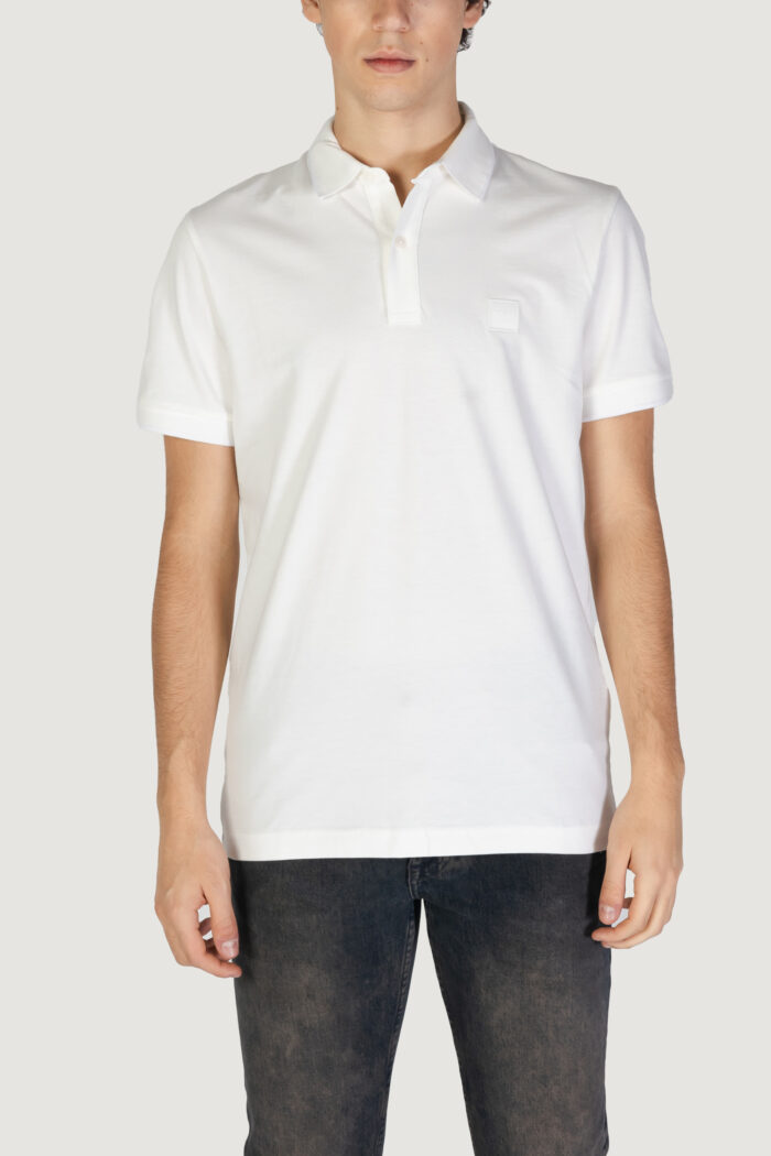 Polo manica corta Boss passertip 10256683 01 Latte
