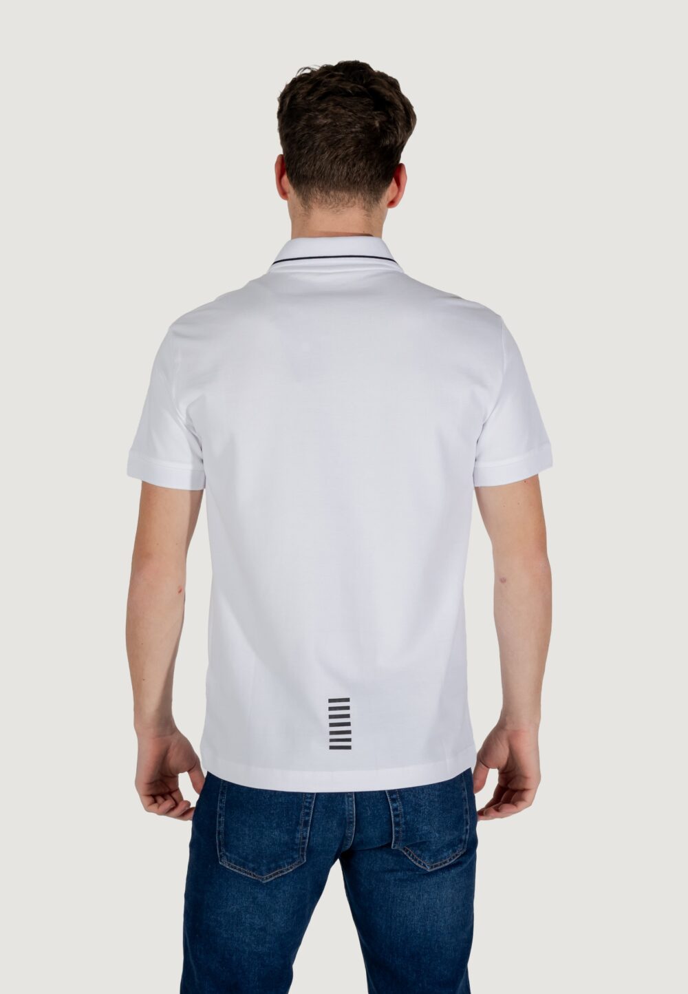 Polo manica corta EA7 Bianco - Foto 4