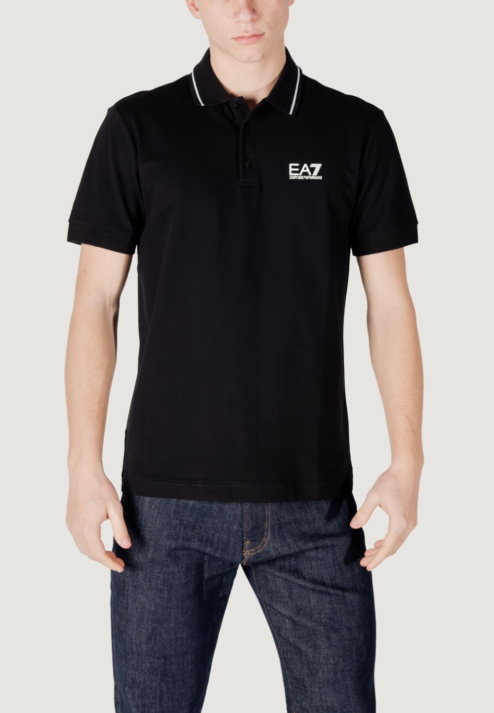 Polo manica corta EA7 Nero - Foto 1