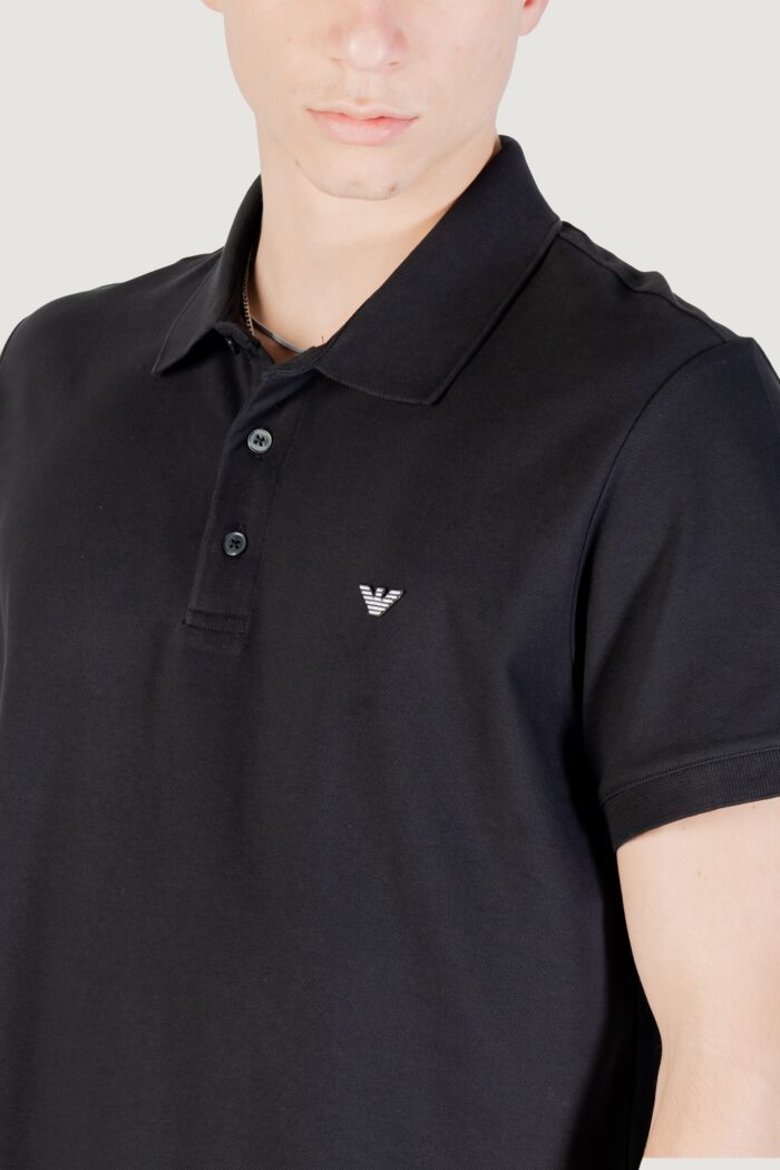 Polo manica corta Emporio Armani Underwear swimwear Nero