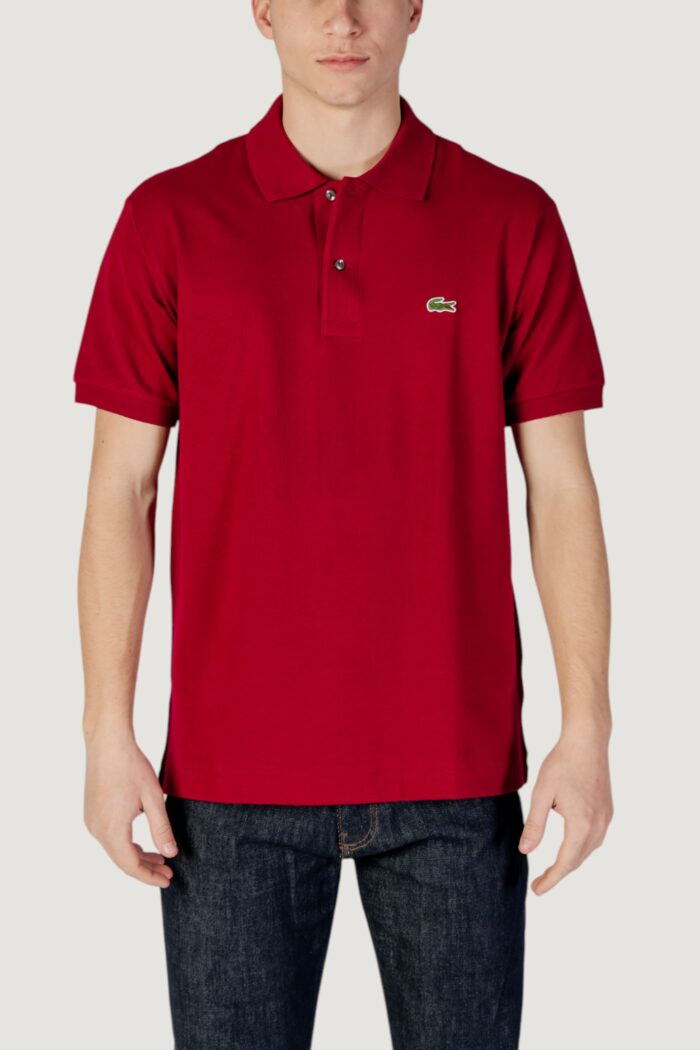 Polo manica corta LACOSTE  Bordeaux