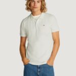 Polo manica corta Tommy Hilfiger Jeans tjm placket Bianco - Foto 1