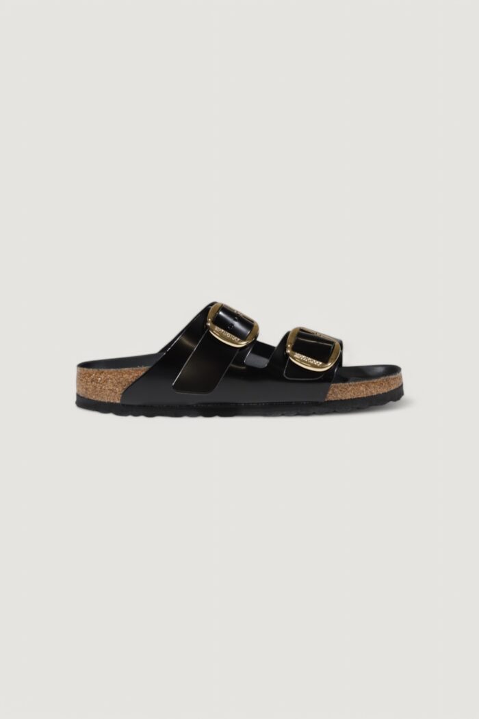 Ciabatte con fascia BIRKENSTOCK arizona big buckle Nero